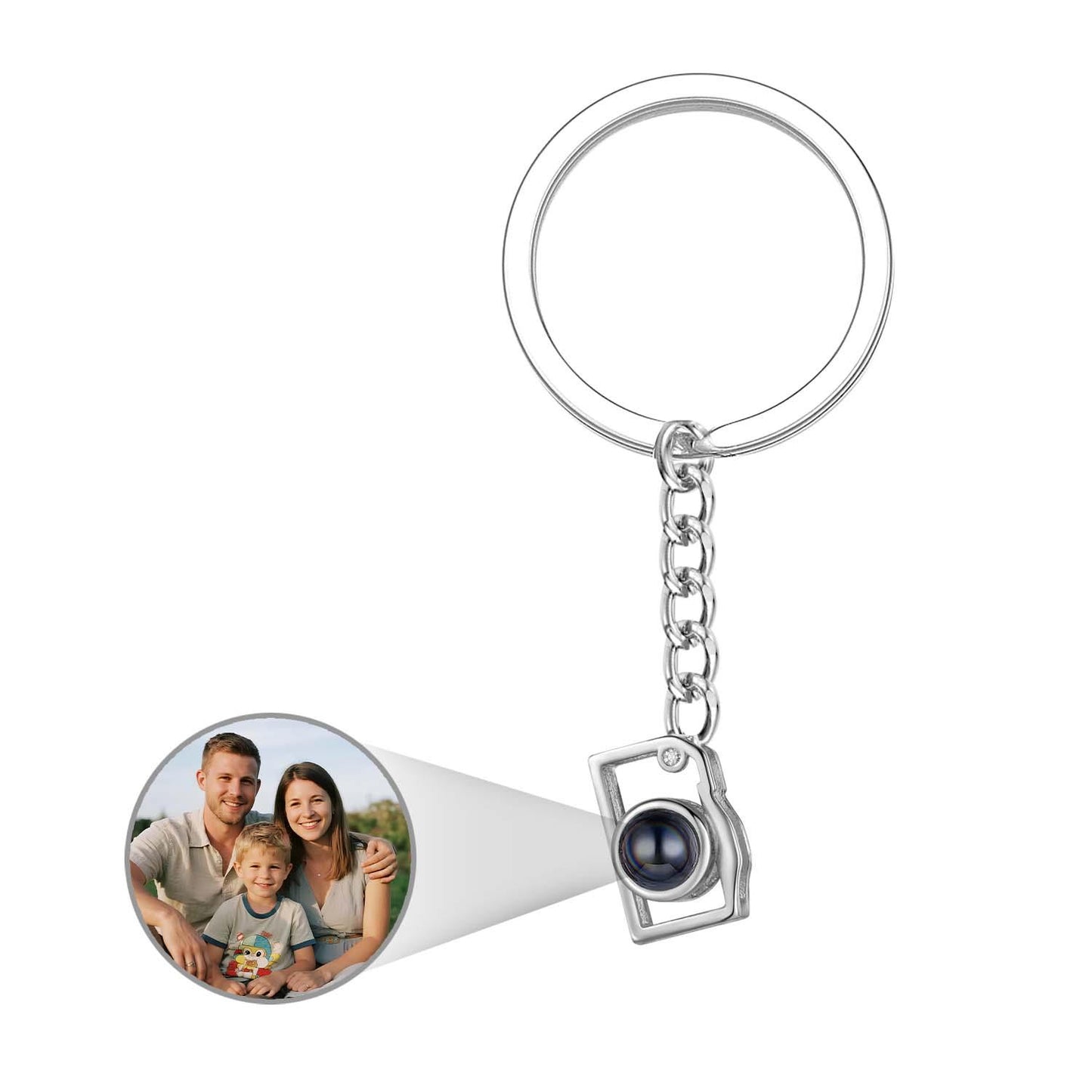 Custom Photo Necklace Projection Creative Camera Shape Gifts Anniversary Gifts for Her